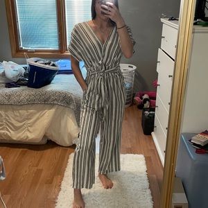 Striped jumpsuit